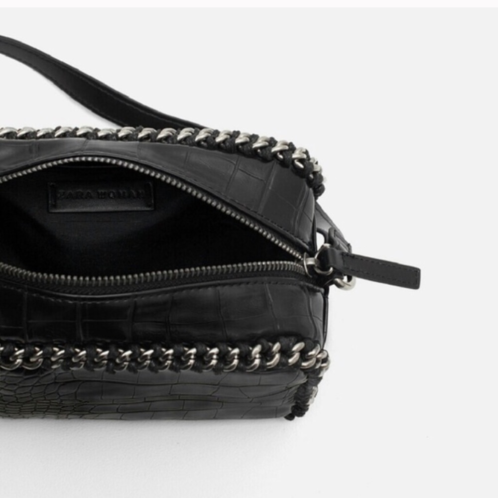 Zara Messenger Small bag with chains - Picture 3 of 7